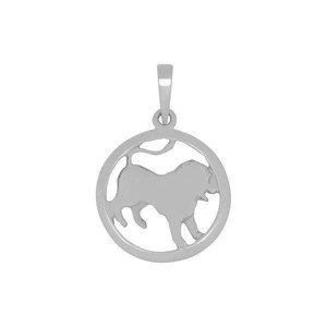 Sternzeichen-Anhänger in silber mit LEAF - SAVE 10%